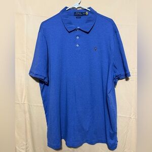 EUC-Men’s Polo shirt by Ralph Lauren. Size XXL-blue-short sleeve-MSRP$110